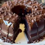 Decadent Chocolate Cake with Ganache Frosting