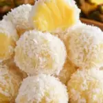Pineapple Coconut No-Bake Balls 2 Pineapple Coconut No-Bake Balls