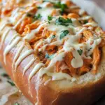 Buffalo Chicken Stuffed Bread 2 Buffalo Chicken Stuffed Bread
