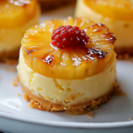 Mini Pineapple Upside-Down Cheesecakes