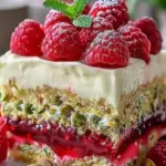 Heavenly Pistachio Raspberry Dream Cake 2 Heavenly Pistachio Raspberry Dream Cake