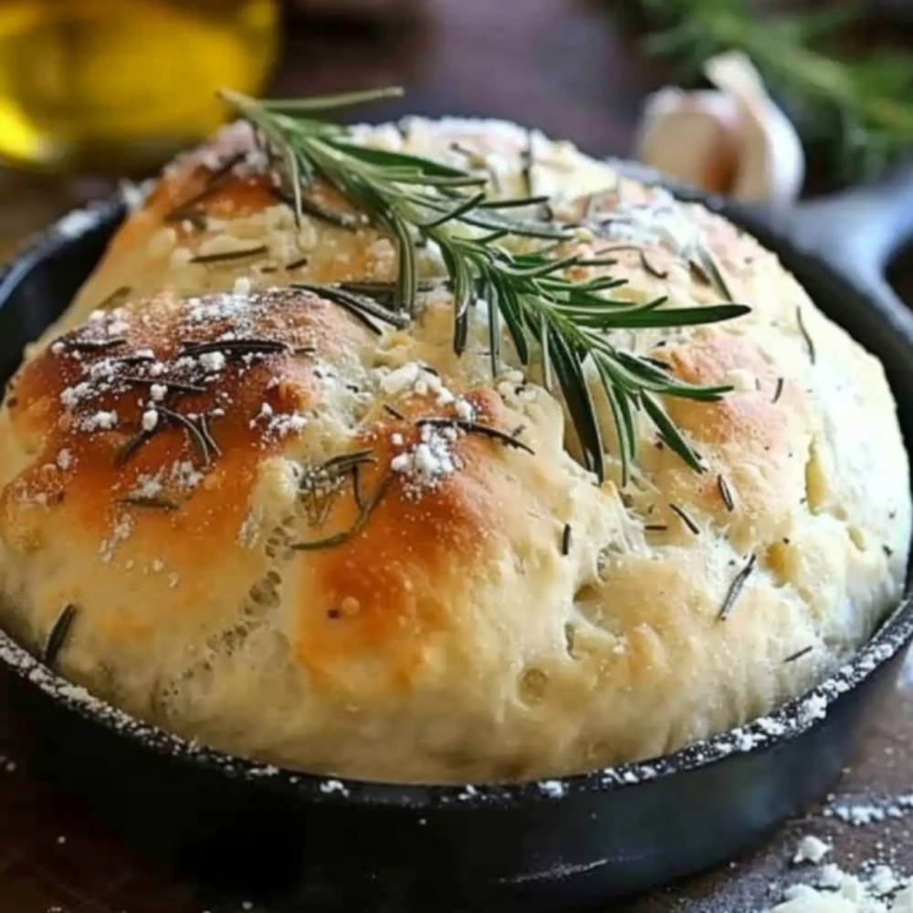 Garlic Rosemary Parmesan Bread