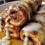 Cinnamon Roll French Toast Roll-Ups 2 Cinnamon Roll French Toast Roll-Ups