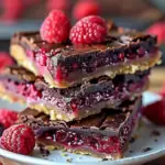 Dark Chocolate Raspberry Pie Bars 2 Dark Chocolate Raspberry Pie Bars