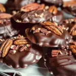 Chocolate Pecan Turtle Clusters 2 Chocolate Pecan Turtle Clusters
