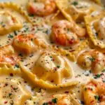 Lobster Ravioli in Garlic Butter Sauce 2 Lobster Ravioli in Garlic Butter Sauce