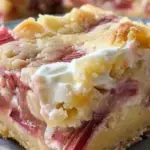 Rhubarb Custard Bars 2 Rhubarb Custard Bars