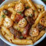 Shrimp and Turkey Sausage Pasta 2 Shrimp and Turkey Sausage Pasta