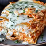 Buffalo Chicken Lasagna 2 Buffalo Chicken Lasagna