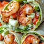 Grilled Shrimp Caesar Wraps 2 Grilled Shrimp Caesar Wraps