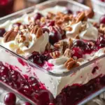 Cranberry Jello Salad with Cream Cheese Topping 2 Cranberry Jello Salad with Cream Cheese Topping