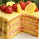 Strawberry Lemonade Buttermilk Cake 2 Strawberry Lemonade Buttermilk Cake