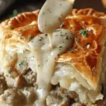 Sausage Gravy Puff Pie