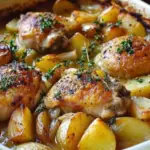 French-Style Chicken and Potatoes 2 French-Style Chicken and Potatoes