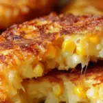 Crispy Cheddar Corn Potato Fritters 2 Crispy Cheddar Corn Potato Fritters