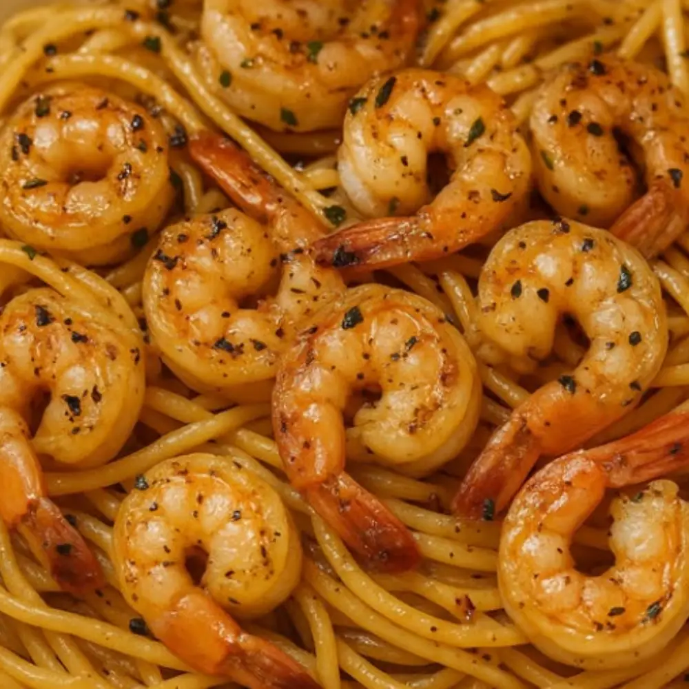 Creamy Garlic Shrimp Pasta