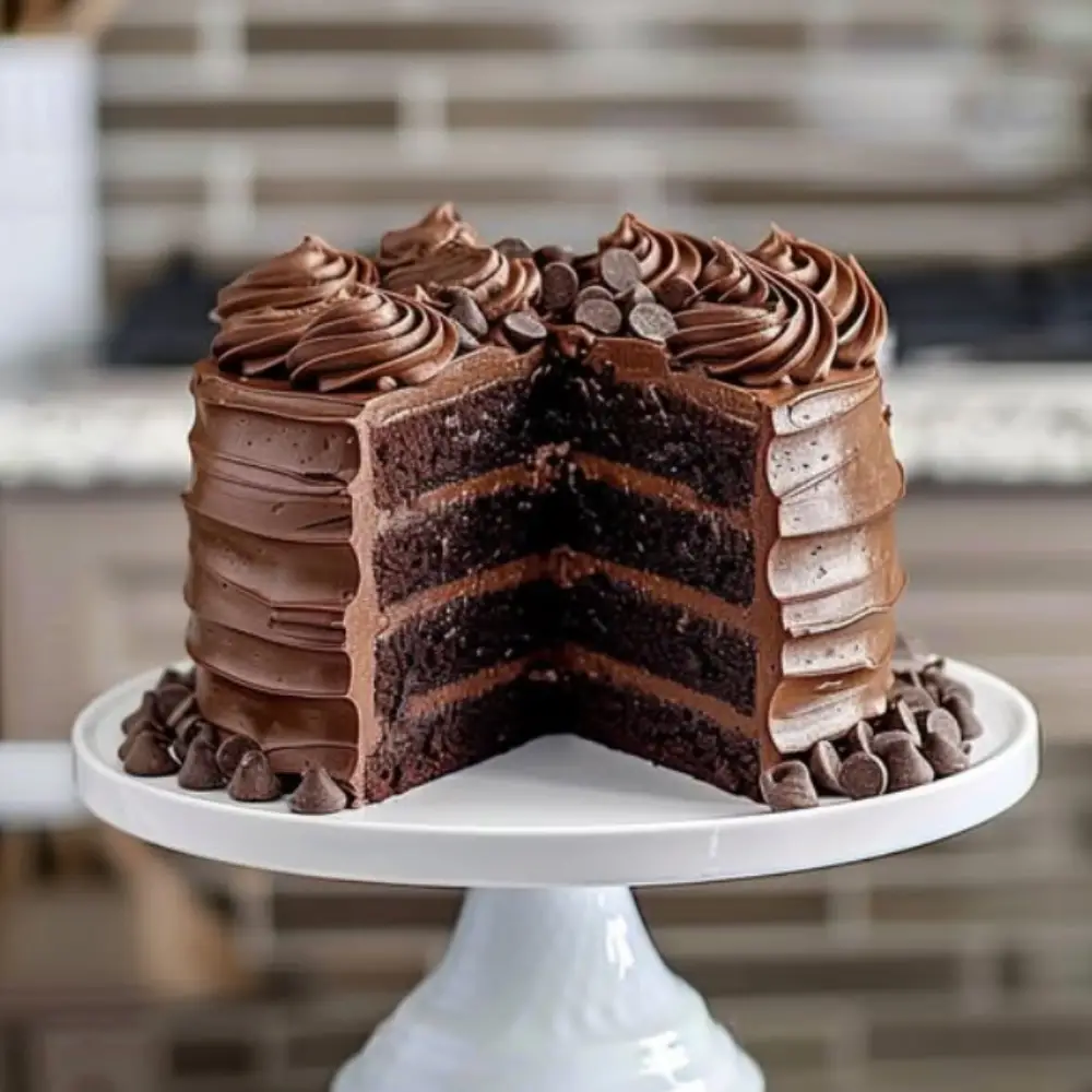 Ultimate Triple Chocolate Cake Recipe