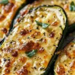 Cheesy Garlic Zucchini Steaks 3 Cheesy Garlic Zucchini Steaks