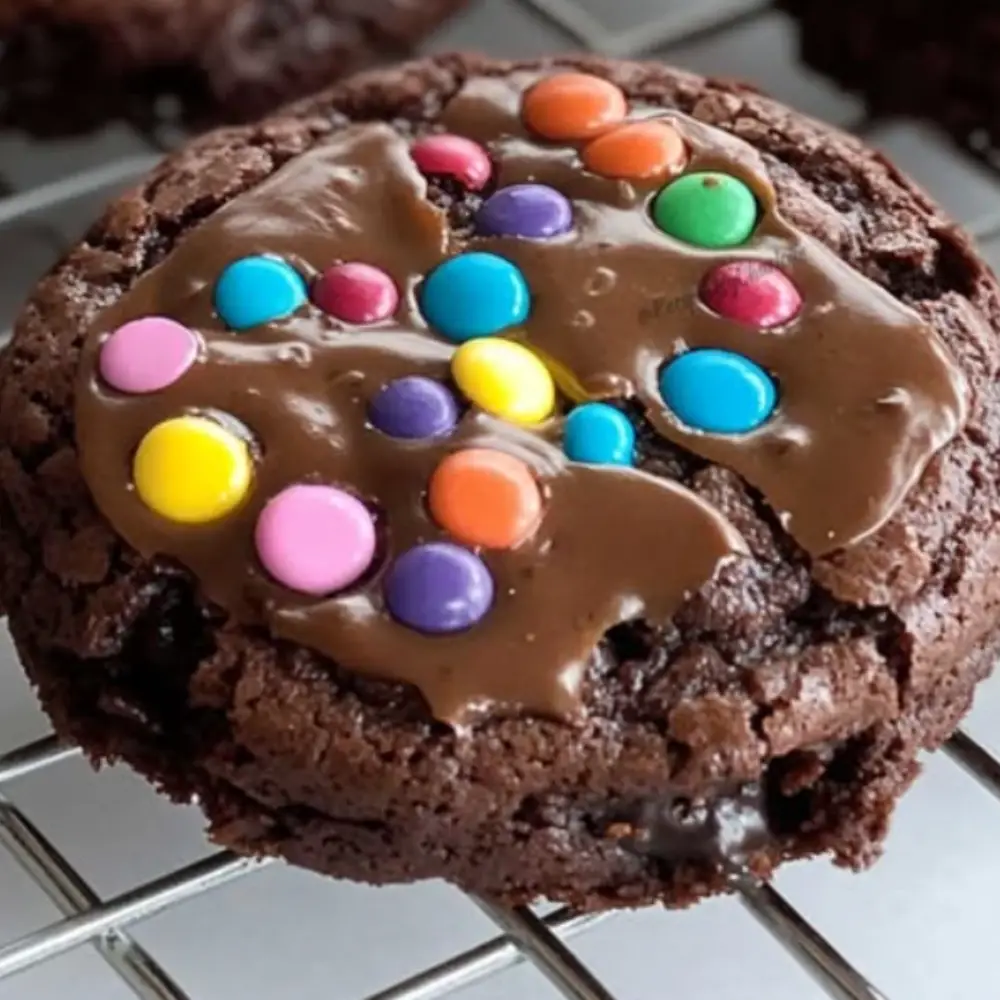 Fudgy Cosmic Brownie Cookies