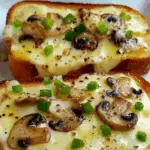 Cheesy Mushroom Toast 2 Cheesy Mushroom Toast