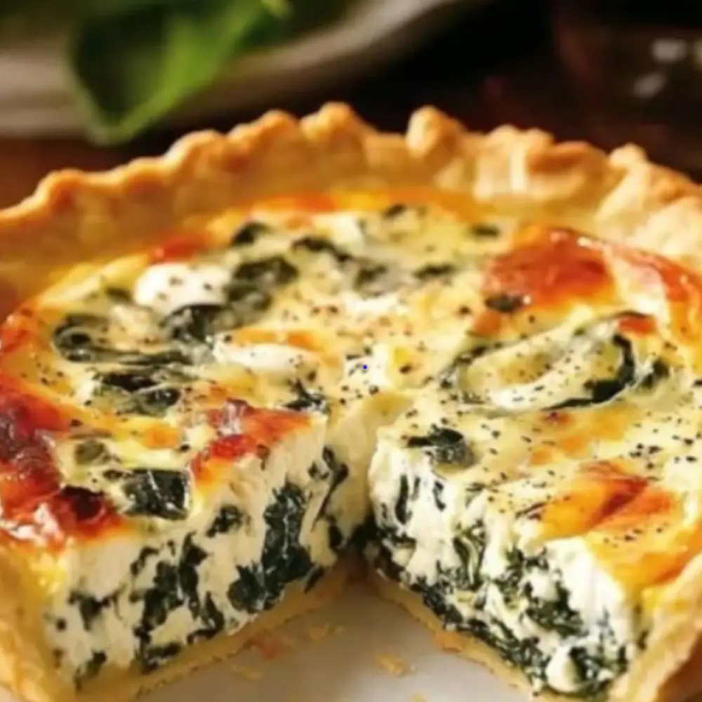 Ricotta Spinach Quiche Delight