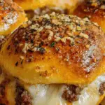 Garlic Parmesan Cheeseburger Bombs 3 Garlic Parmesan Cheeseburger Bombs