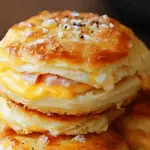 Ham and Cheese Butter Swim Biscuits 3 Ham and Cheese Butter Swim Biscuits