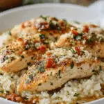 Chicken Scampi with Garlic Parmesan Rice 3 Chicken Scampi with Garlic Parmesan Rice
