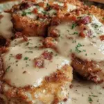 Country Fried Pork Chops with Bacon Gravy 2 Country Fried Pork Chops with Bacon Gravy