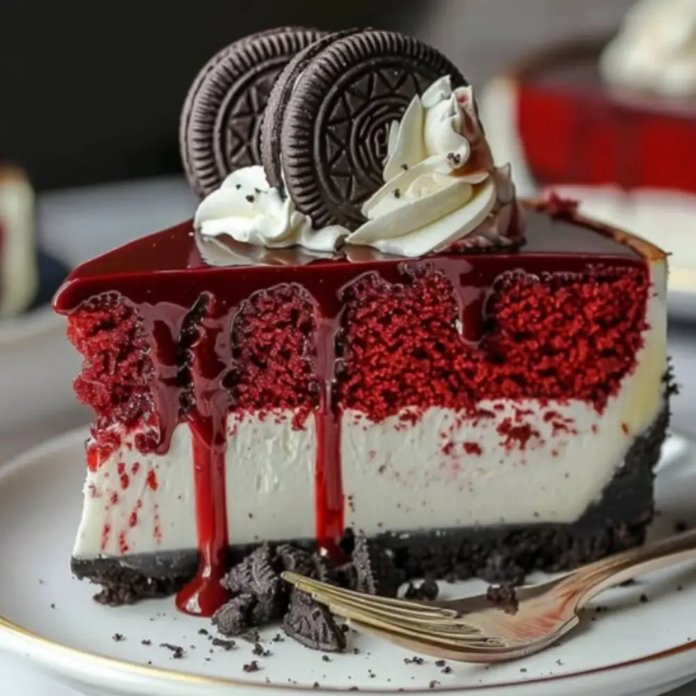 Red Velvet Oreo Cheesecake Recipe