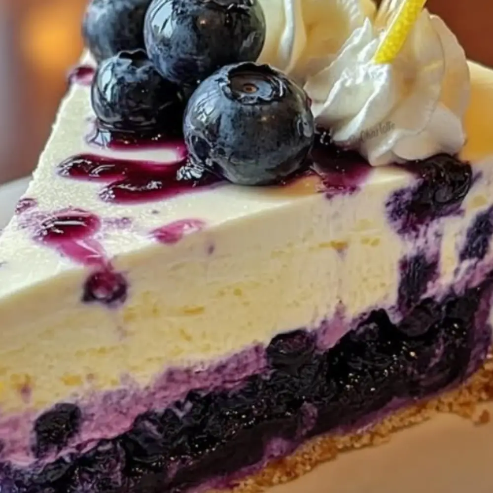 Lemon Blueberry Cheesecake Cake