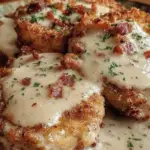 Country Fried Pork Chops with Bacon Gravy 3 Country Fried Pork Chops with Bacon Gravy