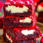Red Velvet Cream Cheese Brownies 3 Red Velvet Cream Cheese Brownies