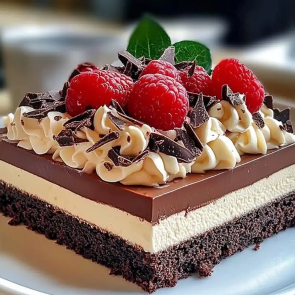 Triple Chocolate Mousse Tart