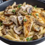 Heavenly Chicken and Mushroom Pasta with a Silky Cream Sauce 3 Heavenly Chicken and Mushroom Pasta with a Silky Cream Sauce