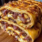 Garlic Butter Bacon Cheeseburger Rollups 3 Garlic Butter Bacon Cheeseburger Rollups