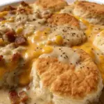 Biscuits & Gravy Hashbrown Casserole 3 Biscuits & Gravy Hashbrown Casserole