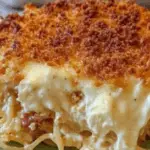 Baked Cream Cheese Spaghetti Casserole 3 Baked Cream Cheese Spaghetti Casserole