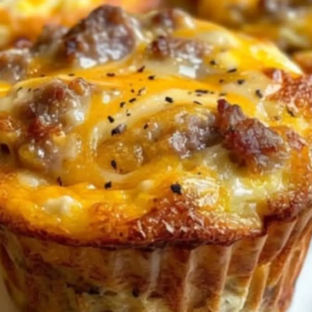Sausage, Egg, and Cheese Bisquick Muffins