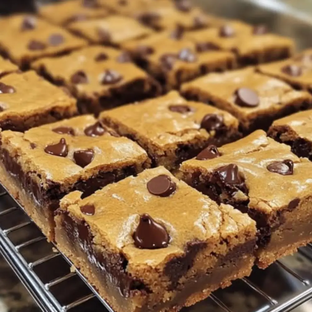 Easy Lazy Chocolate Chip Cookie Bars
