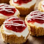 Strawberry Cheesecake Bites 3 Strawberry Cheesecake Bites