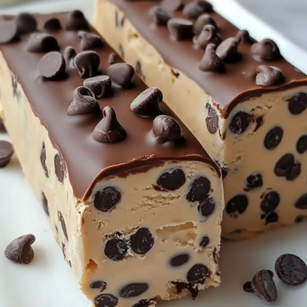 No-Bake Chocolate Chip Cookie Dough Bars