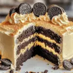 Oreo Honeybun Cake with Cinnamon Cookies & Cream Icing 3 Oreo Honeybun Cake with Cinnamon Cookies & Cream Icing