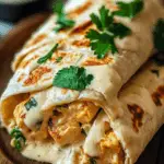 Creamy Cheesy Garlic Chicken Wraps 3 Creamy Cheesy Garlic Chicken Wraps