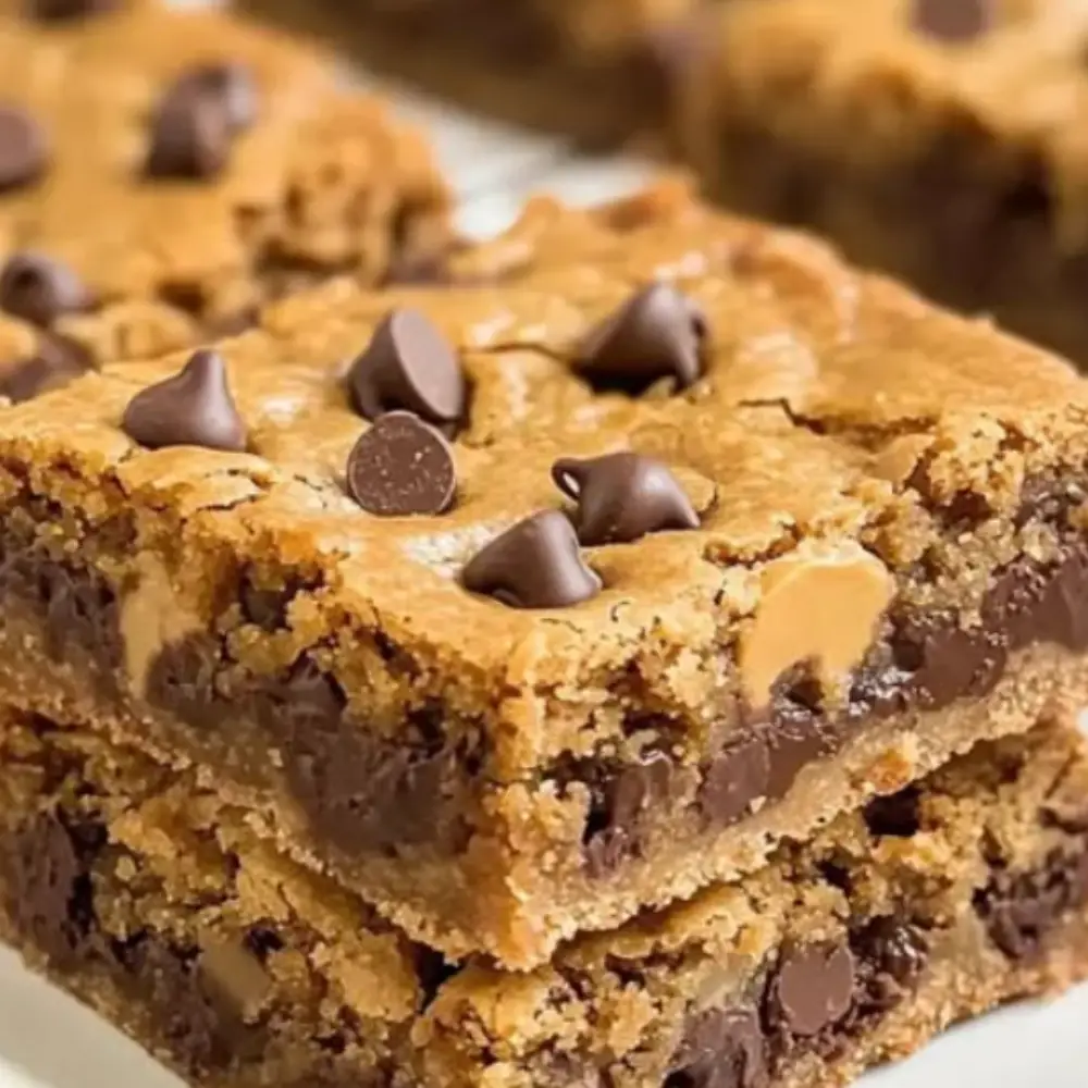 Peanut Butter Chocolate Chip Cookie Bars