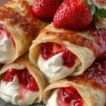 Strawberry Cheesecake Chimichangas 3 Strawberry Cheesecake Chimichangas