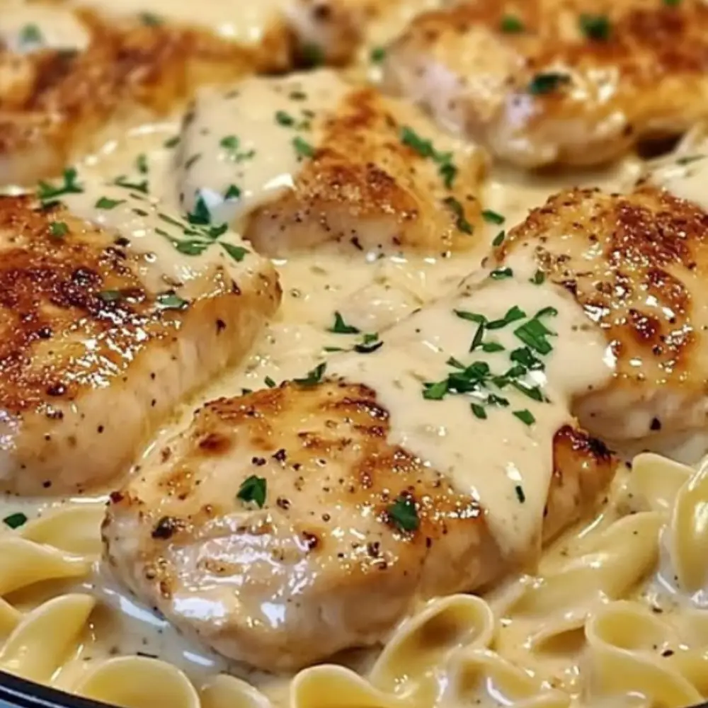 One-Pan Chicken with Buttered Noodles