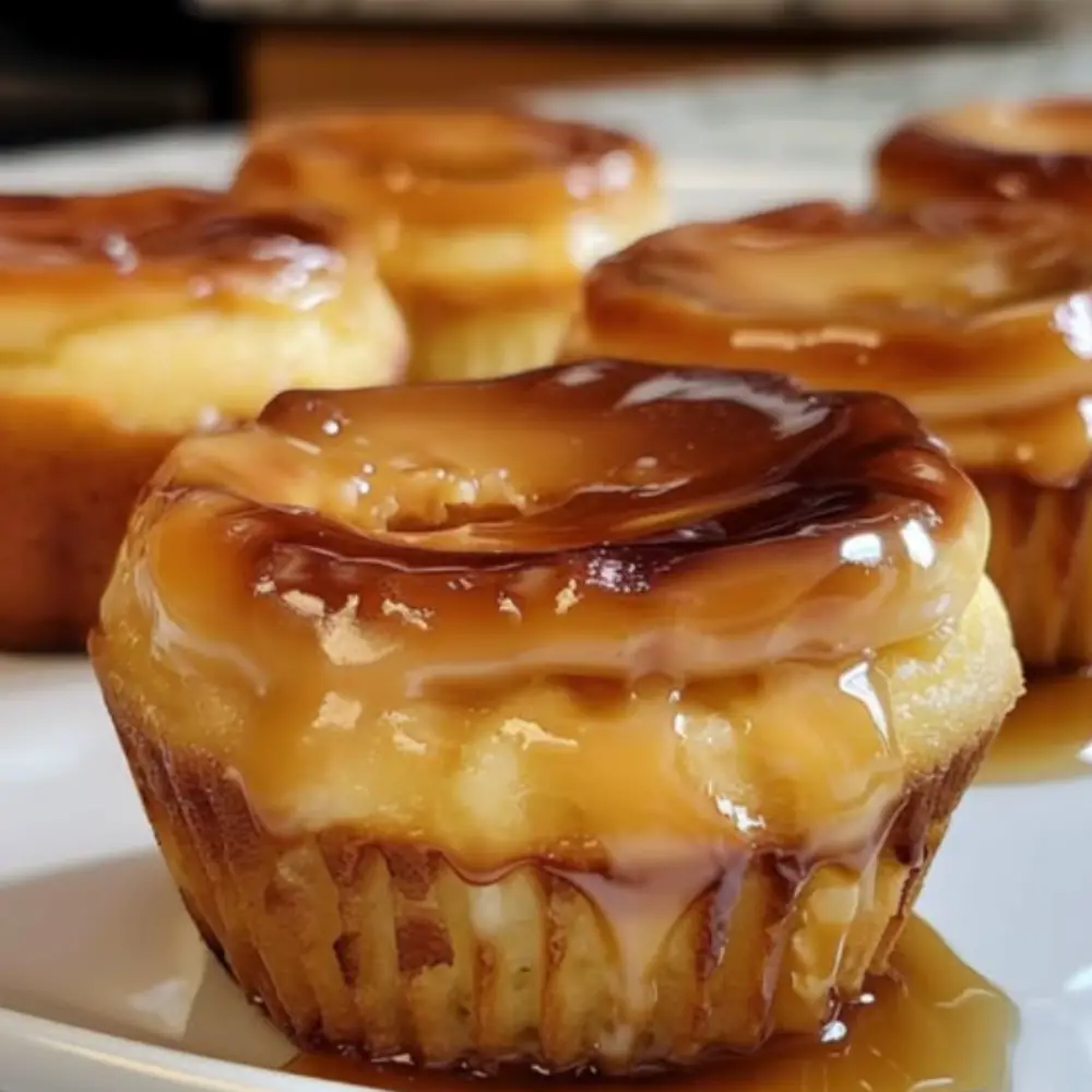 Velvety Caramel Flan Muffins