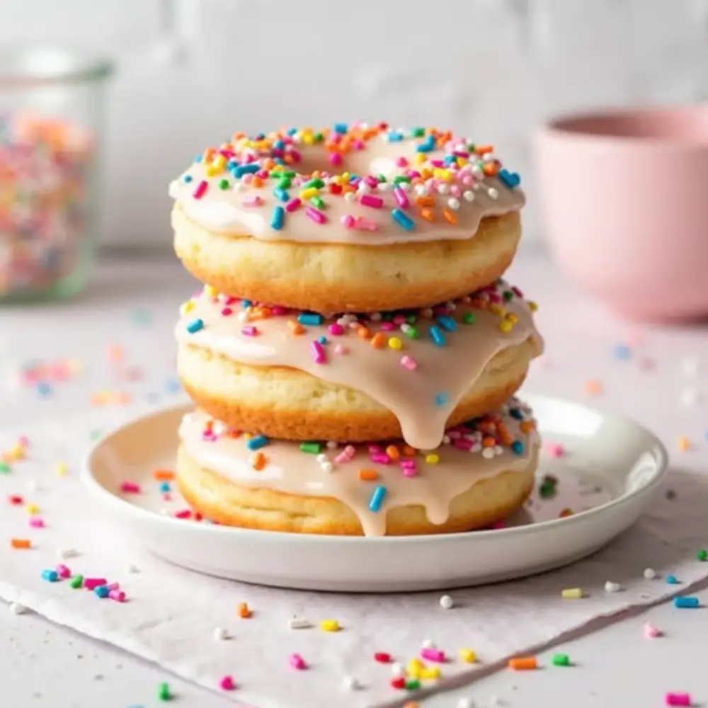 Baked Funfetti Donuts