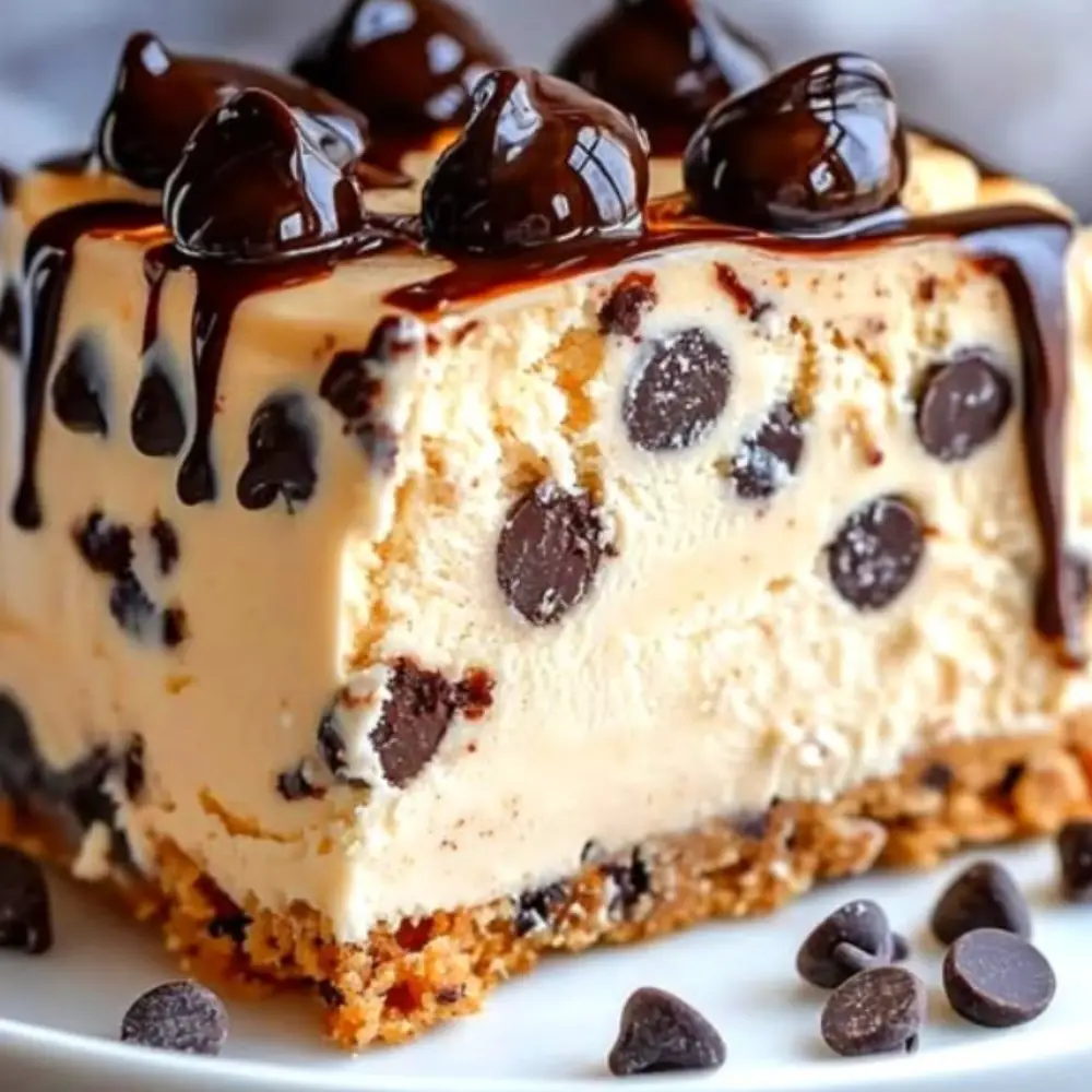 Chocolate Chip Cookie Dough Ice Cream Cake